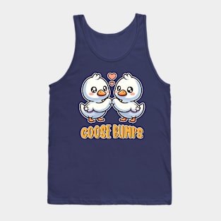 Goosebumps Two Kawaii Baby Geese Friends Tank Top